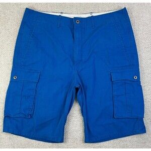 Levi's Cargo Shorts Men's 38 Ripstop Blue Cotton 38x11 Outdoor Hiking Utility